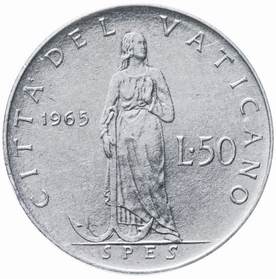 купить Ватикан 50 лир (lire) 1963