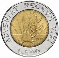 купить Сан-Марино 500 лир 1993