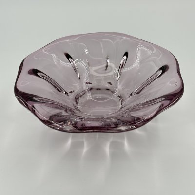 купить Ваза (конфетница) аметистового оттенка, стекло, Чехословакия, 1960-1990 гг.
