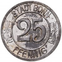 купить Германия (Бонн) нотгельд 25 пфеннигов 1920 "Людвиг ван Бетховен"