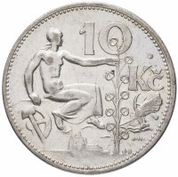 купить Чехословакия 10 крон (korun) 1932