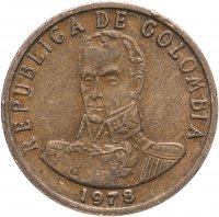 Купить Колумбия 2 песо (pesos) 1977-1978