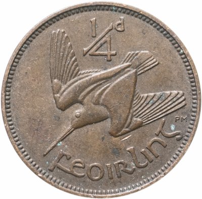 купить Ирландия 1/4 пенни (1 фартинг) 1937