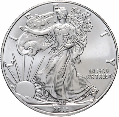 купить США 1 доллар 2018 "Шагающая свобода"