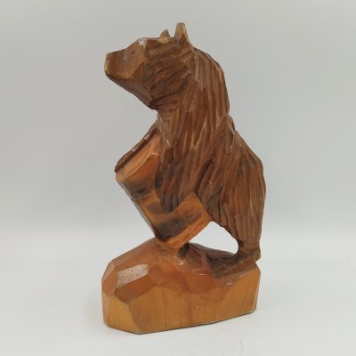 купить Статуэтка "Медведь", дерево, резьба, СССР, 1970-1990 гг.