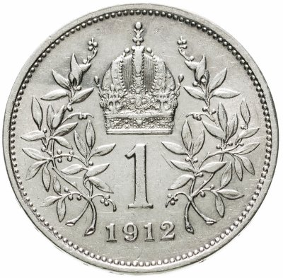 купить Австро-Венгрия 1 крона 1912 год для Австрии