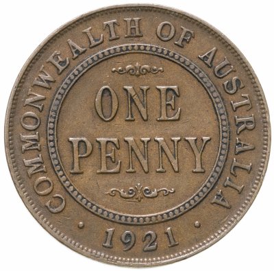 купить Австралия 1 пенни 1921