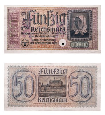 купить Германия, Третий Рейх 50 марок 1940-1945