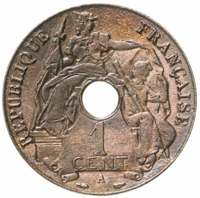 купить Французский Индокитай 1 сантим (centime) 1937