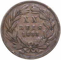 купить Португалия 20 рейс (reis) 1883
