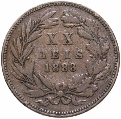 купить Португалия 20 рейс (reis) 1883