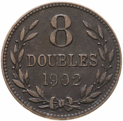 купить Гернси 8 дублей (doubles) 1902