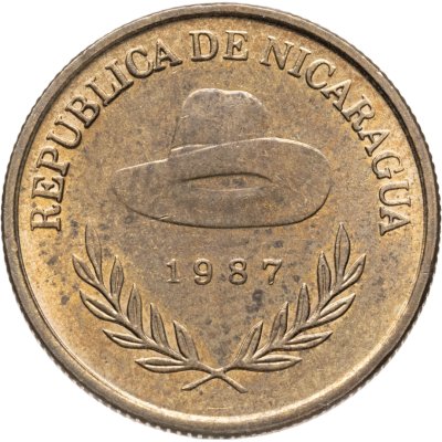 купить Никарагуа 1 кордоба (cordoba) 1987