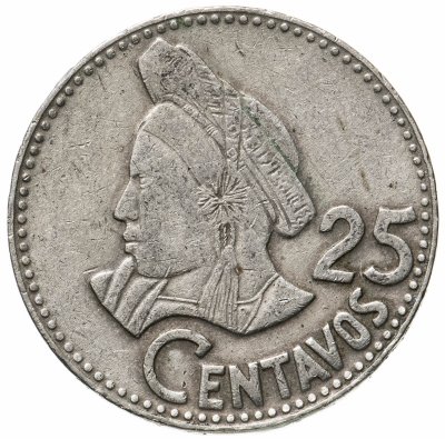 купить Гватемала 25 сентаво (centavos) 1979