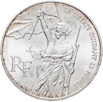 купить Франция 100 франков (francs) 1993 "200 лет Лувру. Свобода, ведущая народ"