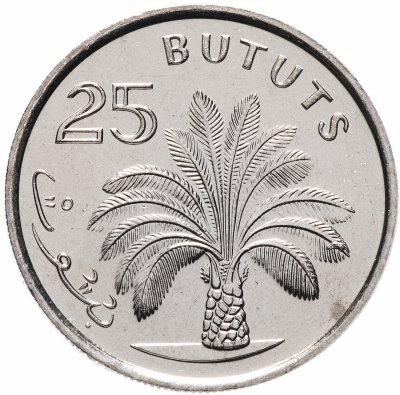 купить Гамбия 25 бутутов (bututs) 1998