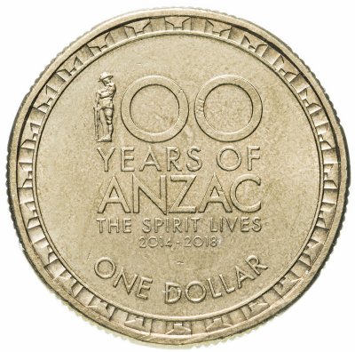 купить Австралия 1 доллар (dollar) 2014 100 лет АНЗАК