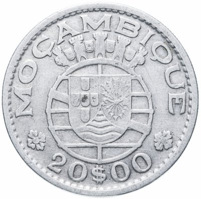 купить Мозамбик 20 эскудо (escudos) 1955