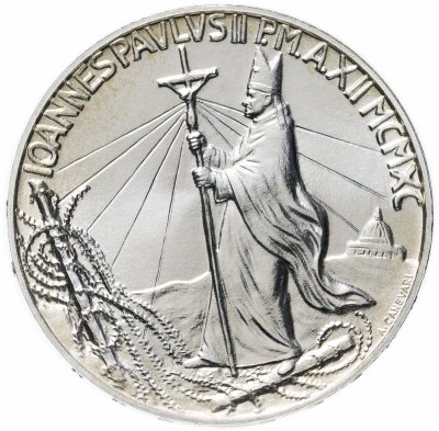купить Ватикан 1000 лир (lire) 1990