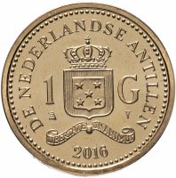 Купить Нидерландские Антильские острова 1 гульден (gulden) 2016