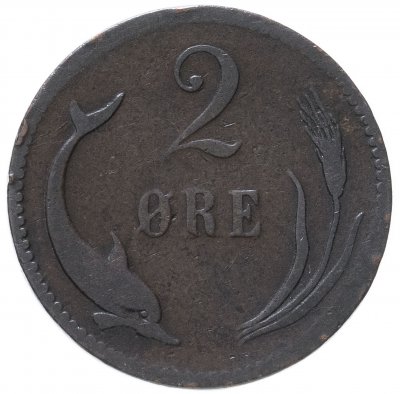купить Дания 2 эре 1894