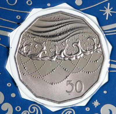 купить Австралия 50 центов 2021 «Рождественские украшения»