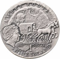 Купить Ниуэ 1 доллар 2009 «Янтарный путь-Вроцлав»