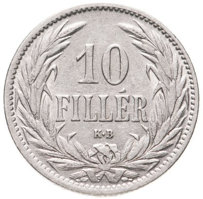 купить Венгрия 10 филлеров (filler) 1894