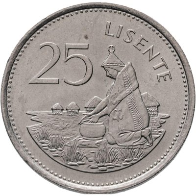 купить Лесото 25 лисенте (lisente) 1979