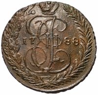 Купить 5 копеек 1788 ЕМ