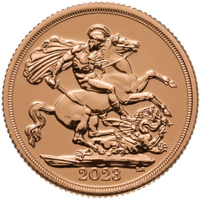 купить Великобритания 1 соверен (sovereign) 2023 Коронация Короля Карла III