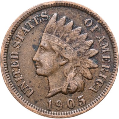 купить США 1 цент (cent) 1905 Indian Head Cent