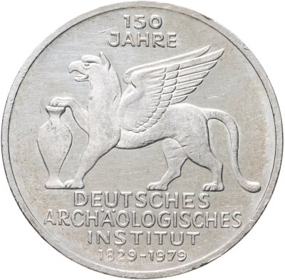 купить Германия (ФРГ) 5 марок 1979 "150 лет Немецкому археологическому институту"
