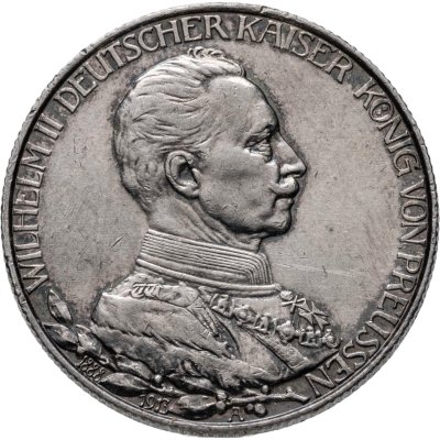купить Германия (Империя) 2 марки (mark) 1913 25 лет правлению Вильгельма II