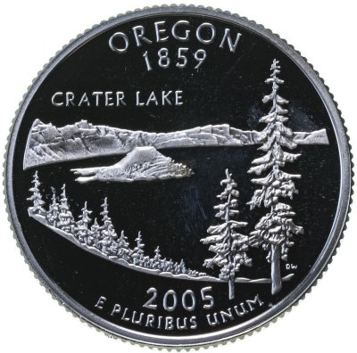купить США 25 центов (квотер, 1/4 доллара, quarter dollar) 2005 S Proof Орегон (Oregon)