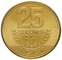 купить Коста-Рика 25 колонов (colones) 2007