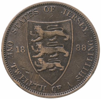 купить Джерси 1/12 шиллинга 1888
