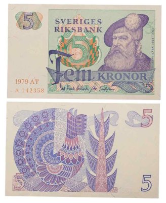 купить Швеция 5 крон 1979 года (Pick 51d)