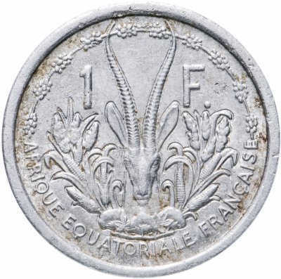 купить Французская Экваториальная Африка 1 франк (franc) 1948