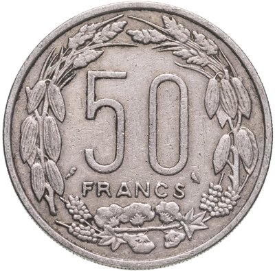 купить Экваториальная Африка 50 франков (francs) 1963