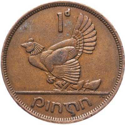 купить Ирландия 1 пенни (penny) 1942