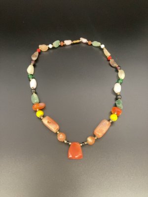 купить Бусы винтажные, натуральный камень, 1970-1990 гг.