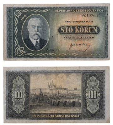 купить Чехословакия 100 крон 1945