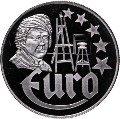 купить Монетовидный жетон Дания 10 евро 1996 "художник"