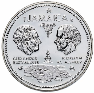 купить Ямайка 10 долларов (dollars) 1972 "10 лет независимости"
