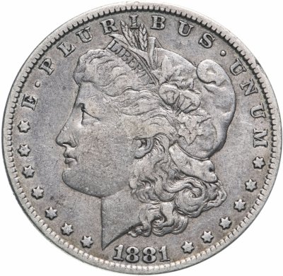 купить США 1 доллар (dollar) 1881 Доллар Моргана Без отметки монетного двора