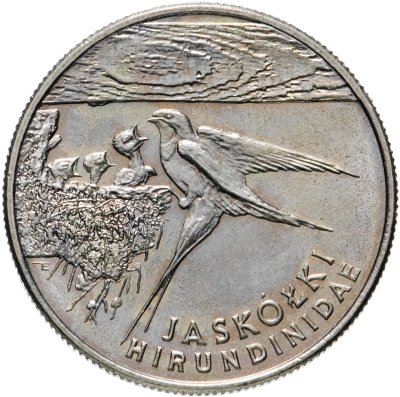 купить Польша 20000 злотых (zlotych) 1993 Всемирная природа - Ласточка