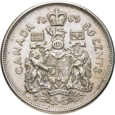 купить Канада 50 центов (cents) 1965