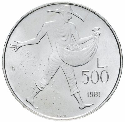 купить Сан-Марино 500 лир (lire) 1981 "2000 лет со дня смерти Вергилия"