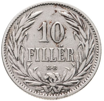 купить Венгрия 10 филлеров (filler) 1894